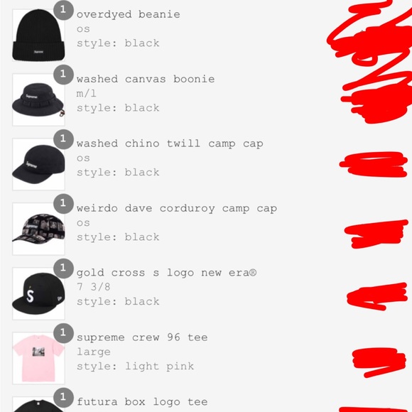 Supreme Gold Cross S Logo New Era🆕 - Picture 4 of 7